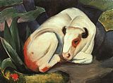 Franz Marc Canvas Paintings - The Bull